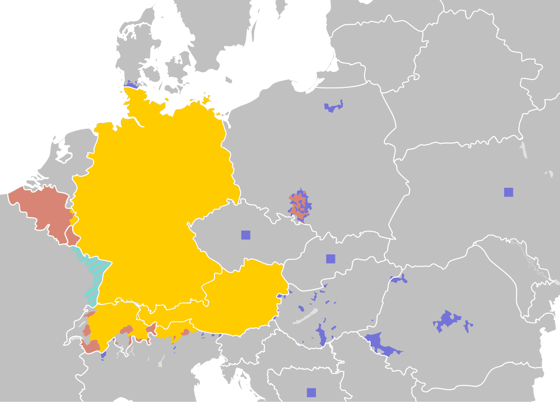 Postavní němčiny v Evropě