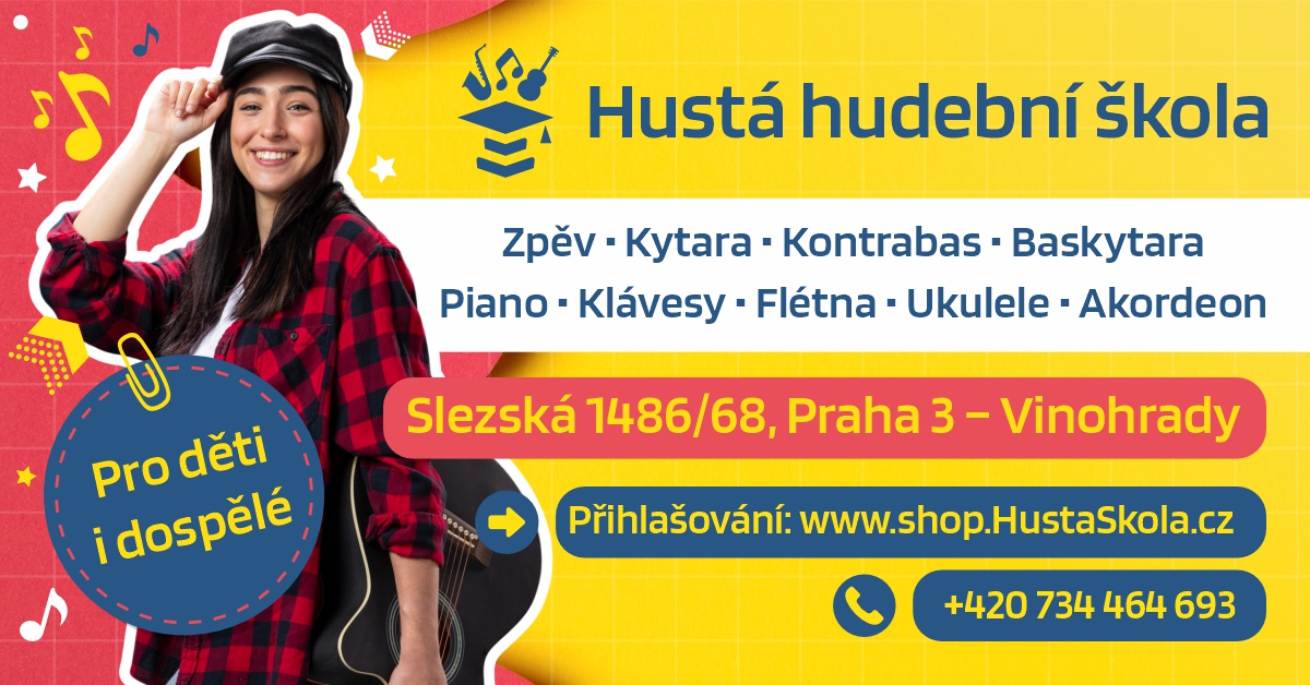 Hustá hudební škola - banner