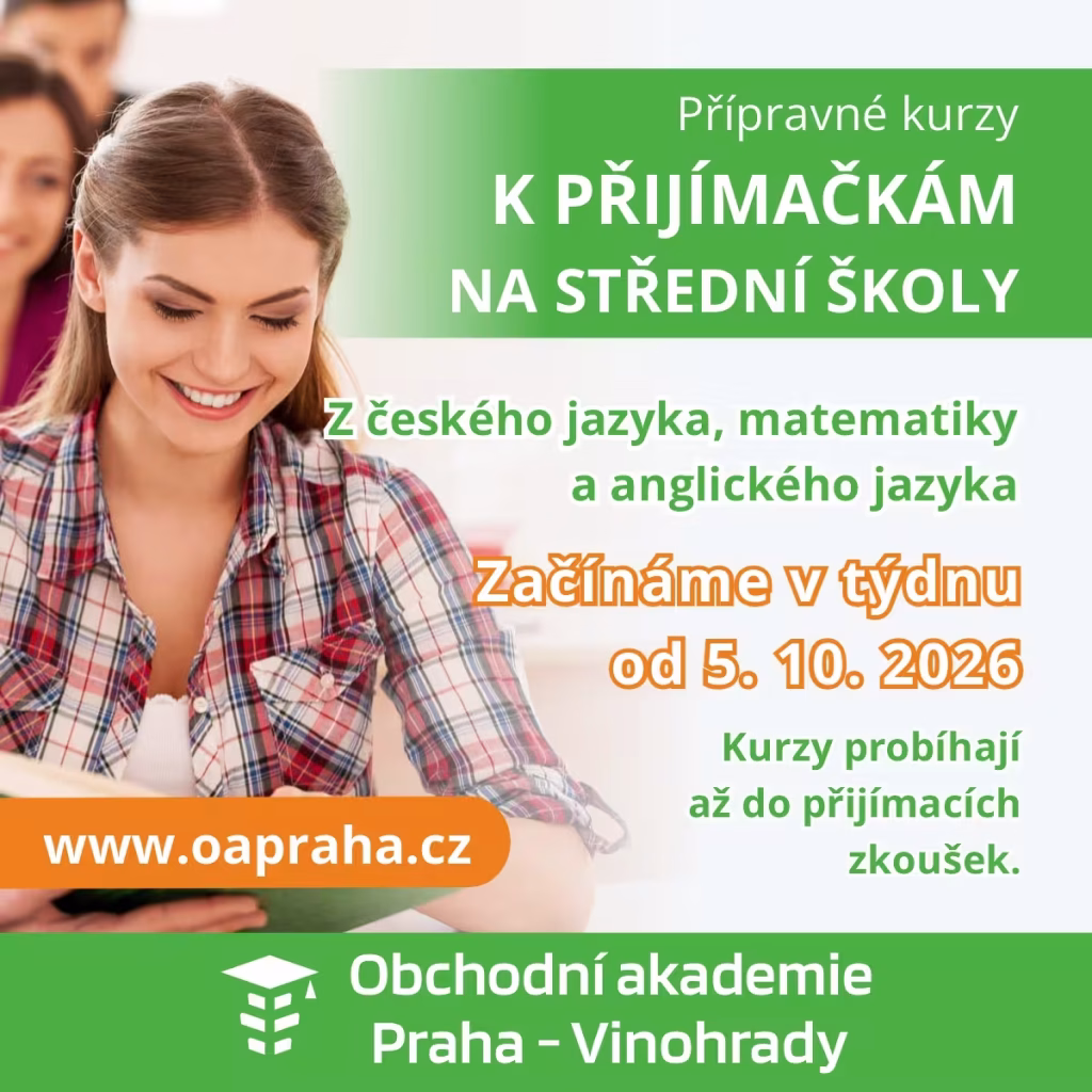 Přípravné kurzy na střední školy na pobočce na Vinohradech