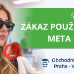 Zákaz používání META brýlí na pobočce ve Vinohradech