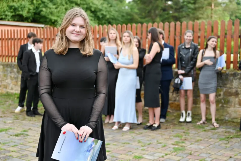 Předávání maturitních vysvědčení, OA Praha 2024
