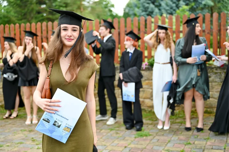 Předávání maturitních vysvědčení, OA Praha 2024