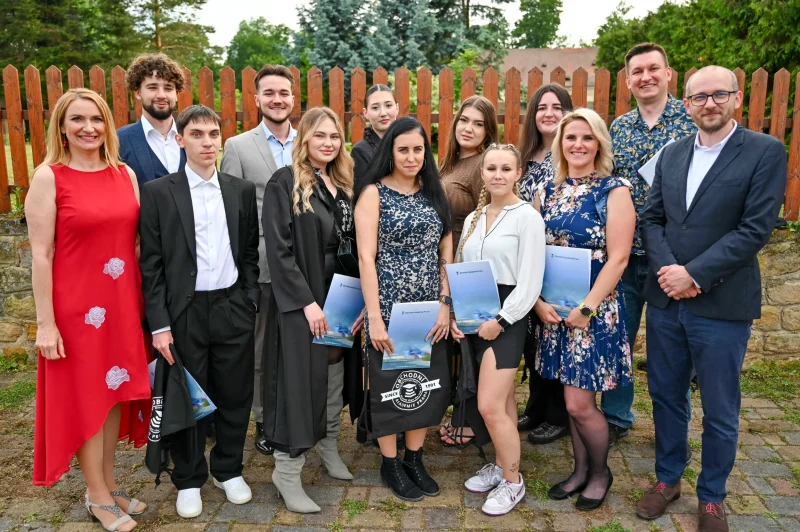 Předávání maturitních vysvědčení, OA Praha 2024