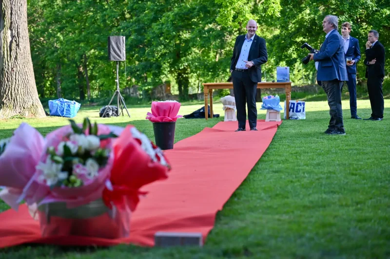 Předávání maturitních vysvědčení OA Praha Satalice