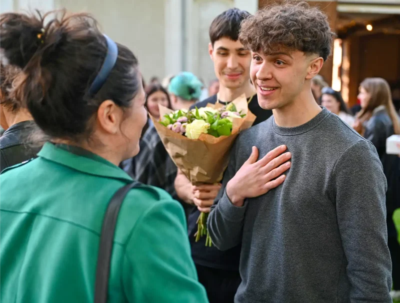 Předávání maturitních vysvědčení OA Praha Satalice