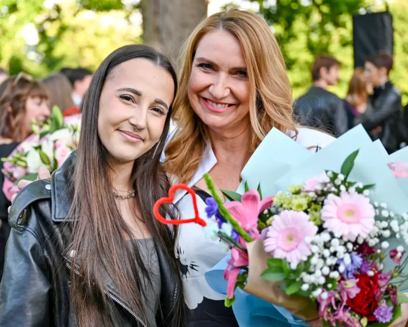 Předávání maturitních vysvědčení OA Praha Satalice